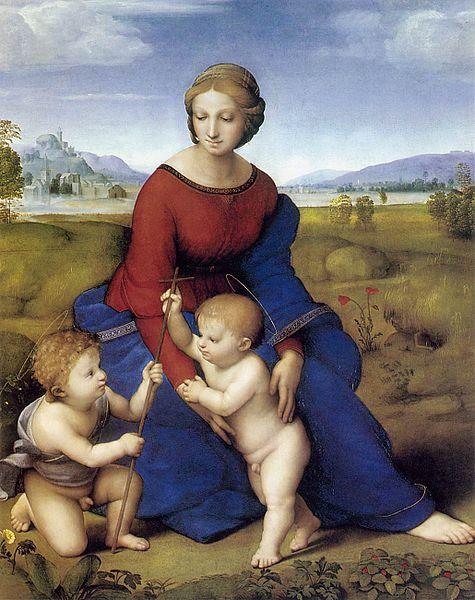RAFFAELLO Sanzio Madonna of Belvedere Sweden oil painting art